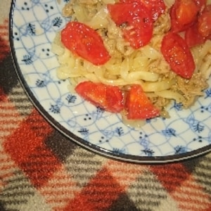 トマトとツナの素麺